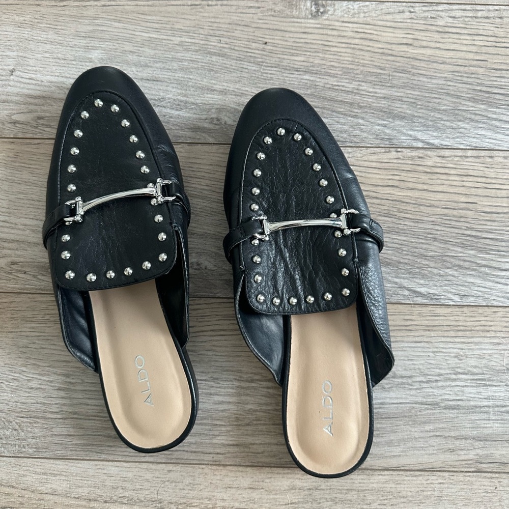 Aldo mules lightly worn